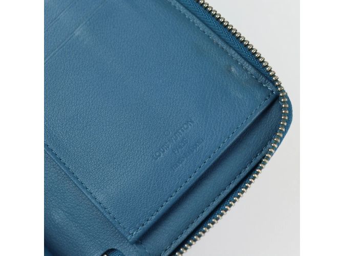 Cartera Zippy Vertical Larga Louis Vuitton Azul - vista 8