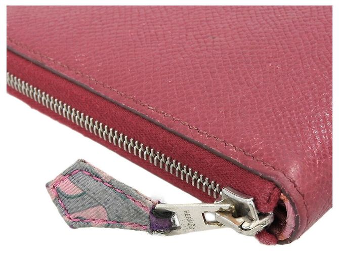 Hermès Hermes Azap Lang Wallet in Rouge H Rot - Ansicht 5