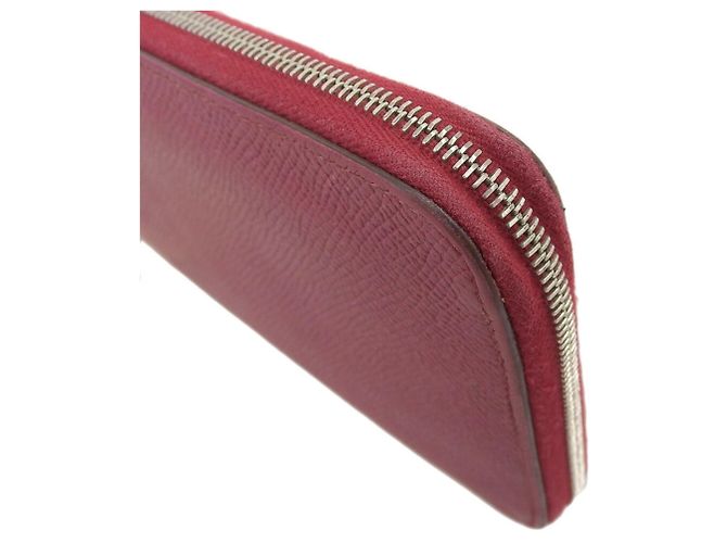 Hermès Hermes Azap Lang Wallet in Rouge H Rot - Ansicht 7
