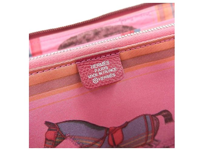 Hermès Hermes Azap Lang Wallet in Rouge H Rot - Ansicht 9