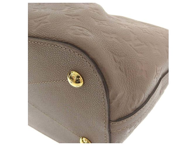 Borsa Mazarine MM in Monogram Empreinte Louis Vuitton Taupe - vista 3