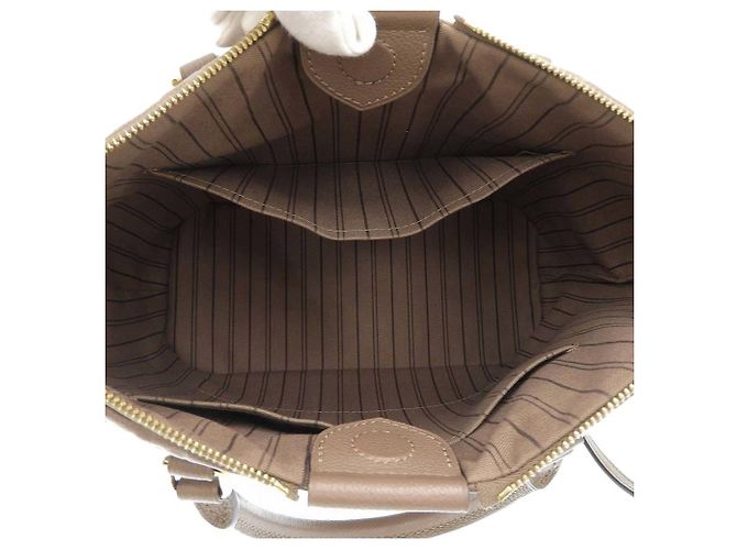 Borsa Mazarine MM in Monogram Empreinte Louis Vuitton Taupe - vista 5