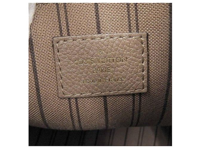Borsa Mazarine MM in Monogram Empreinte Louis Vuitton Taupe - vista 6