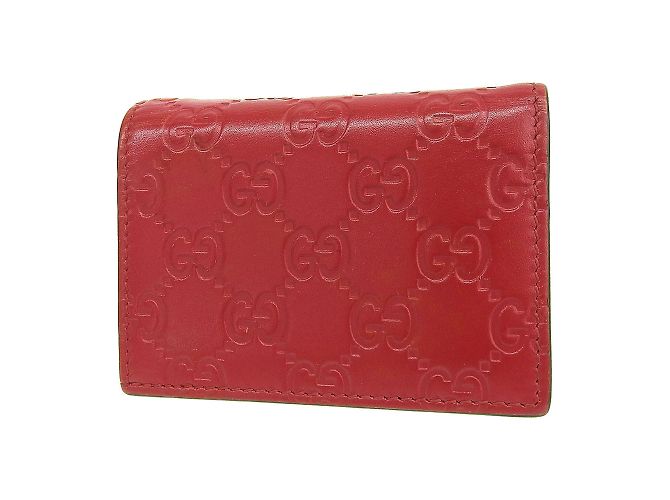 Billetera bi-fold roja Gucci - vista 2