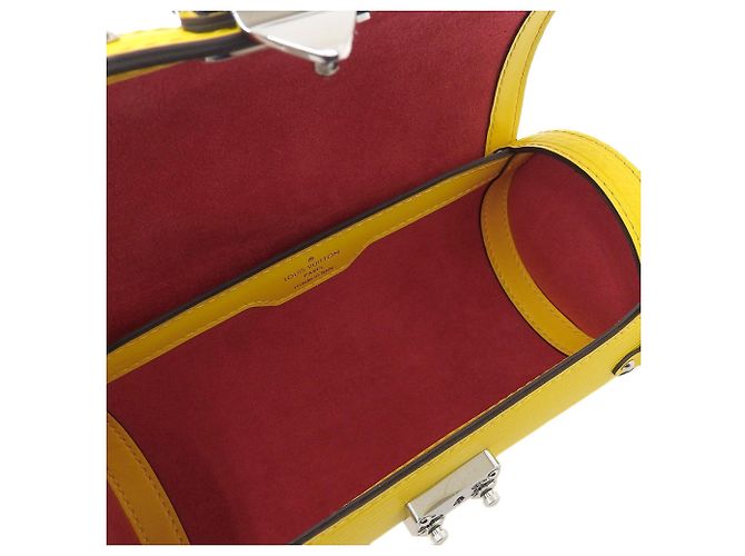 Borsa a Spalla Papillon Trunk Epi Louis Vuitton Giallo - vista 3