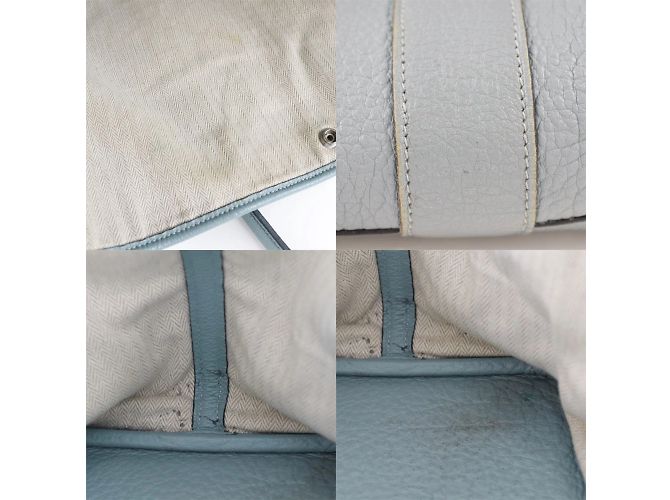 Hermès Borsa tote Hermes Garden Party PM Negonda Blu Blu chiaro - vista 5