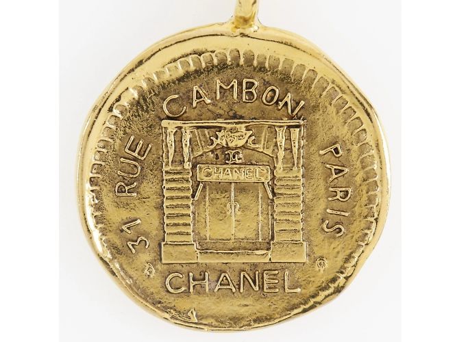 Cambon Collana vintage placcata in oro Chanel - vista 6
