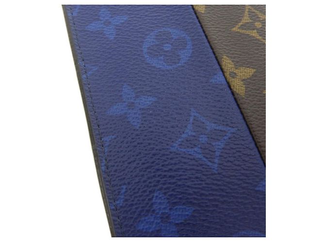 Portafoglio Lungo Fratello Monogramma Split Louis Vuitton Blu - vista 6