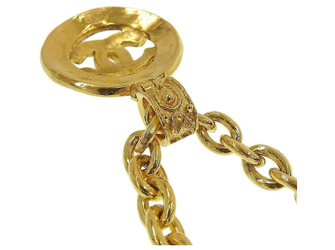Chanel Vintage vergoldeter Kettengürtel Golden - Ansicht 4