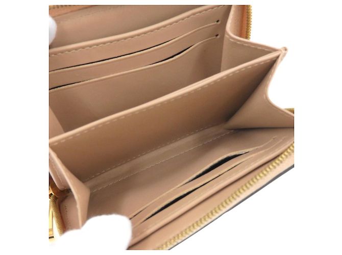 Monedero Zippy en Monogram Vernis de Louis Vuitton Beige - vista 3