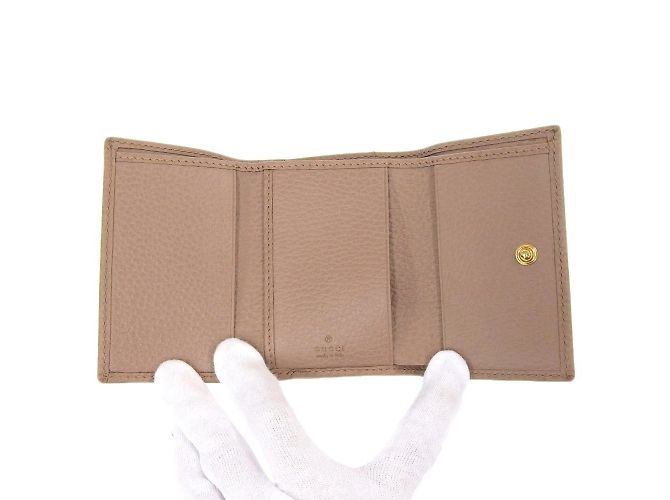 Gucci GG Marmont Medium Wallet Beige - view 8