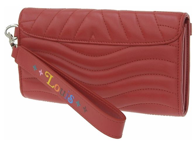 Louis Vuitton New Wave Langbörse Rot - Ansicht 2