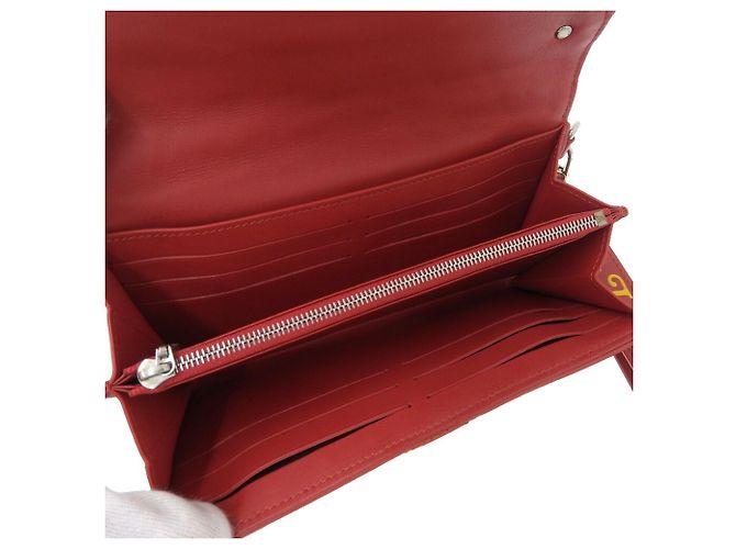 Louis Vuitton New Wave Langbörse Rot - Ansicht 6