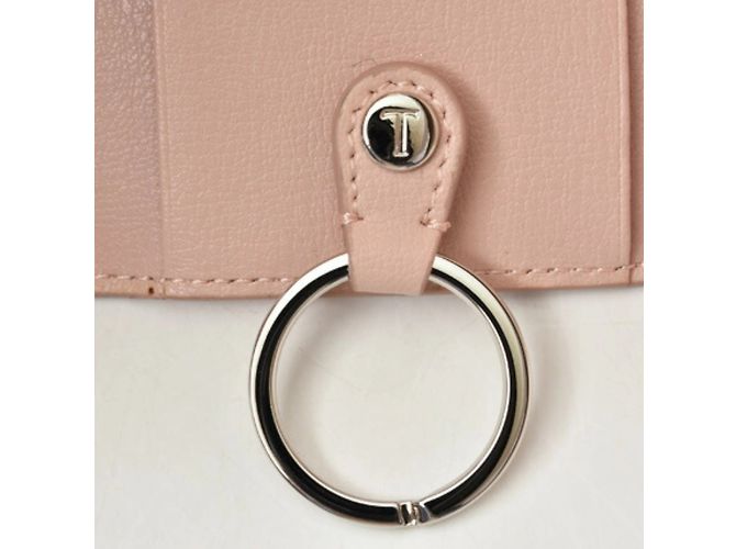 Chaveiro de couro Tod's em rosa claro - vista 3