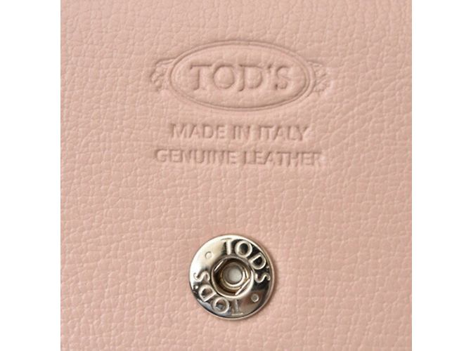 Chaveiro de couro Tod's em rosa claro - vista 5
