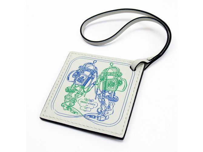 Hermès Charm Hermes Carenano BRIDES de GALA Bianco - vista 2