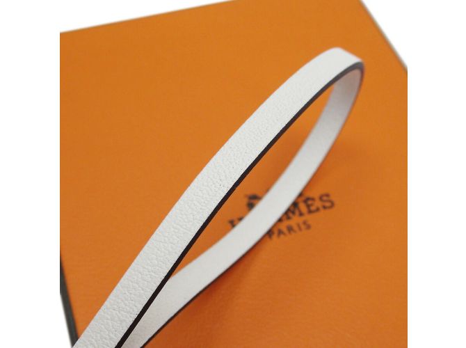 Hermès Charm Hermes Carenano BRIDES de GALA Bianco - vista 4