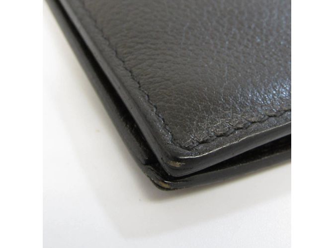 Silk In Hermès Cartera larga de seda twill en cuero Hermes Citizen Gris - vista 5