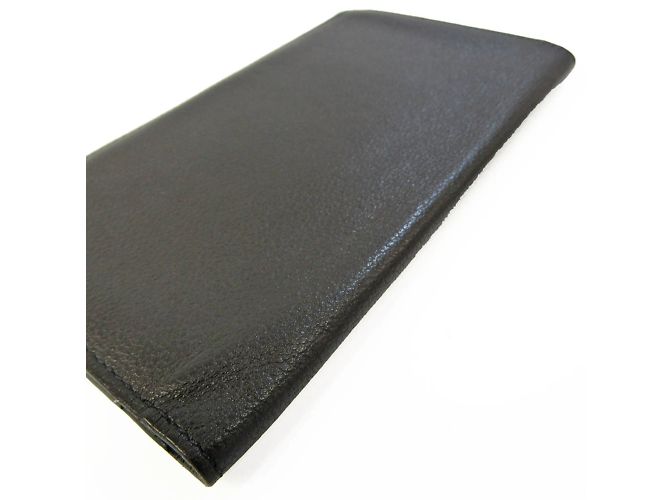 Silk In Hermès Cartera larga de seda twill en cuero Hermes Citizen Gris - vista 6