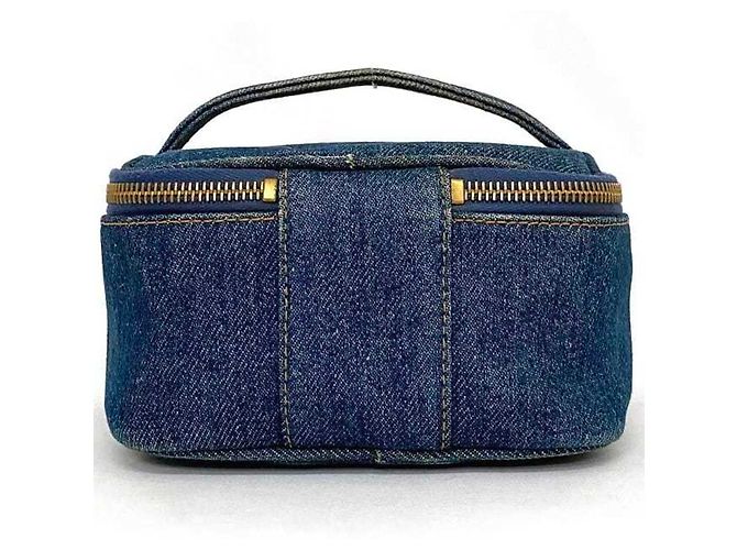 Borsa a mano in denim Chanel Borsa Vanity - vista 3