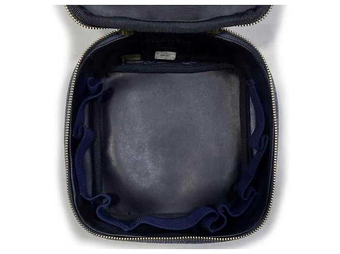 Borsa a mano in denim Chanel Borsa Vanity - vista 7