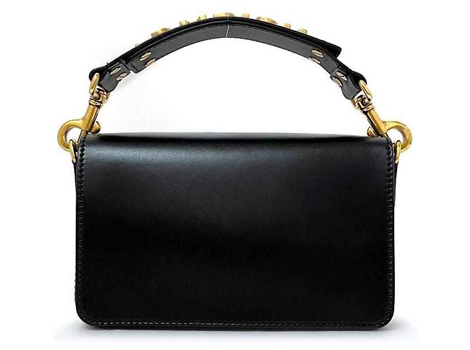 Clutch in pelle nera Christian Dior Nero - vista 2