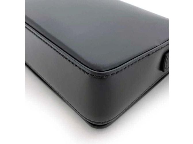 Clutch in pelle nera Christian Dior Nero - vista 6
