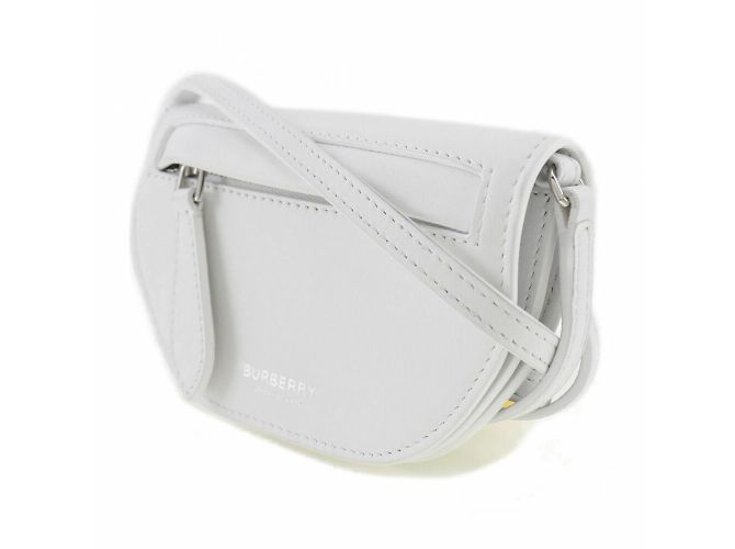 Borsa a Spalla Olympia Mini di Burberry Bianco - vista 2