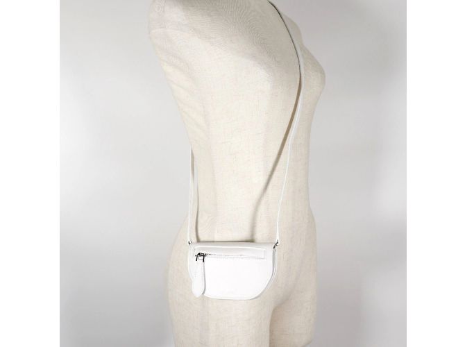 Borsa a Spalla Olympia Mini di Burberry Bianco - vista 8