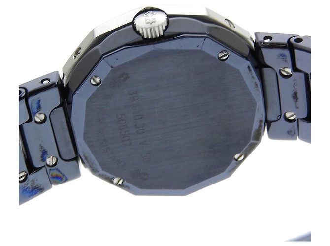 Corum Admiral's Cup Damenuhr Silber Marineblau - Ansicht 6