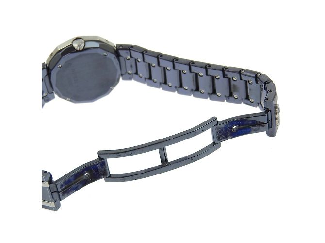 Corum Admiral's Cup Damenuhr Silber Marineblau - Ansicht 8