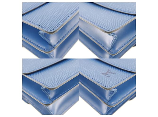 Borsa a Spalla Louis Vuitton Grenelle Blu - vista 4