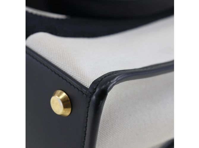 Everyday Borsa Tote Balenciaga Hardware Piccola Nero Bianco - vista 5