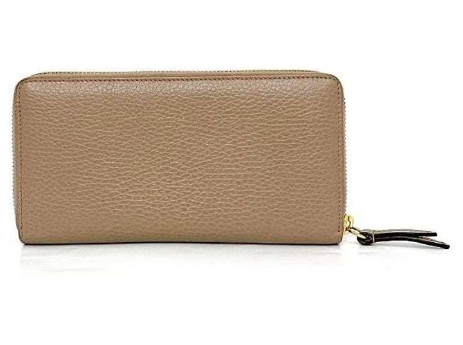 Marmont Cartera larga de cuero rosa beige Gucci - vista 2