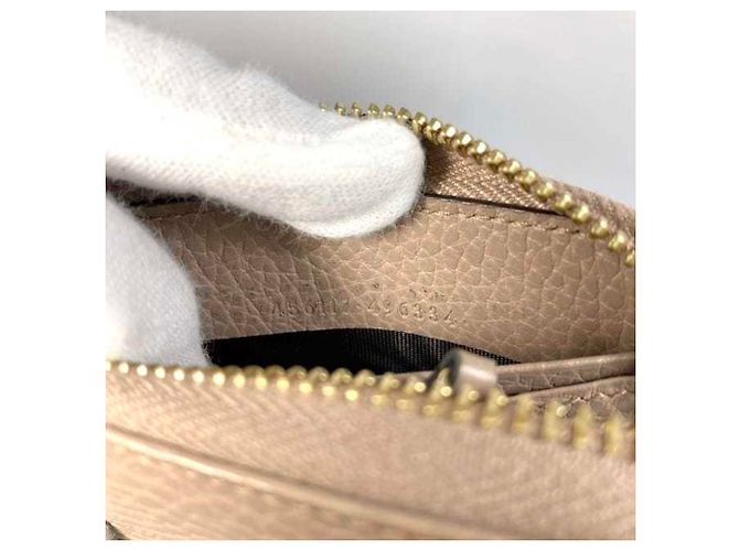 Marmont Cartera larga de cuero rosa beige Gucci - vista 9