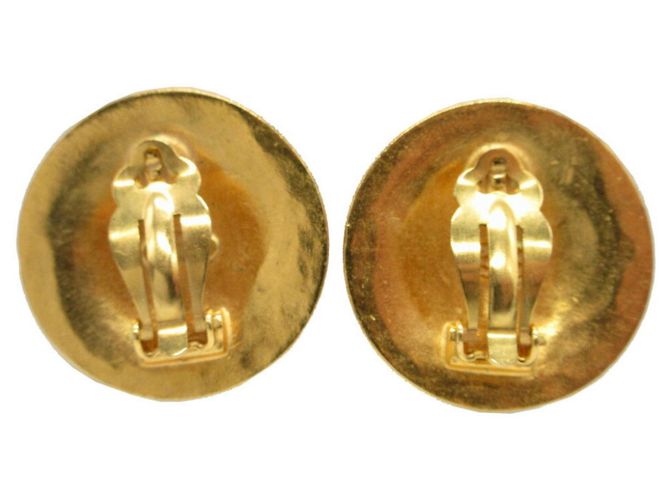 Orecchini a clip in oro Chanel Cocomark Lava 94A D'oro - vista 2
