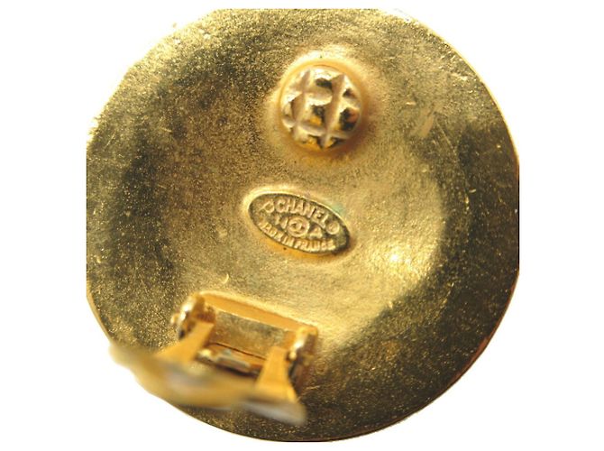 Orecchini a clip in oro Chanel Cocomark Lava 94A D'oro - vista 3