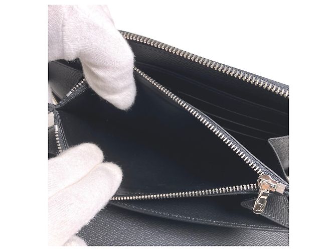 Louis Vuitton Noir Epi Zippy Organizer Black - view 16