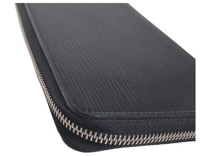 Louis Vuitton Noir Epi Zippy Organizer Black - view 8