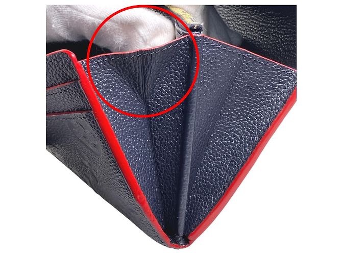 Cartera Larga Sarah Empreinte de Louis Vuitton Roja - vista 14