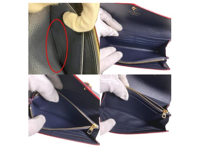 Cartera Larga Sarah Empreinte de Louis Vuitton Roja - vista 19