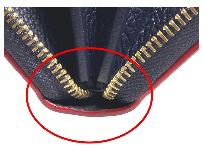 Zippy Wallet Empreinte Marine Rouge Louis Vuitton Rot - Ansicht 11
