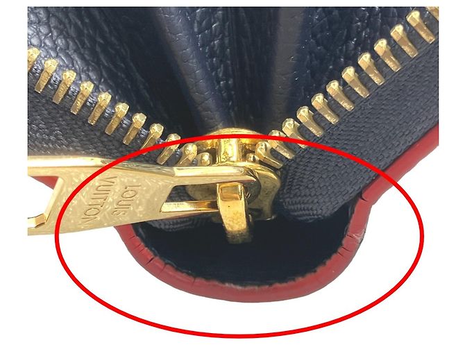 Zippy Wallet Empreinte Marine Rouge Louis Vuitton Rot - Ansicht 12