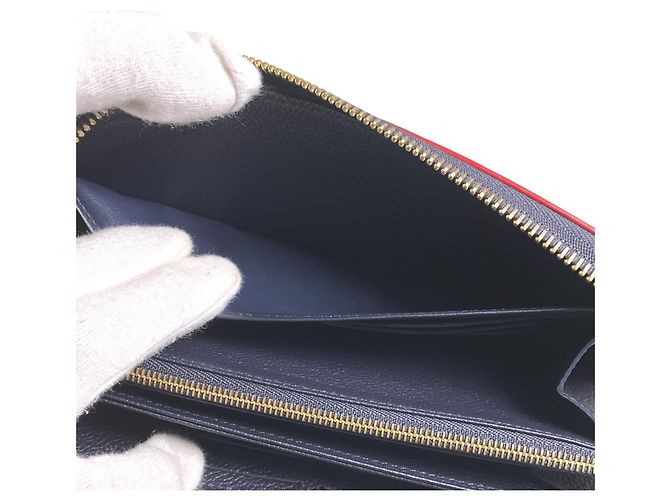 Zippy Wallet Empreinte Marine Rouge Louis Vuitton Rot - Ansicht 14