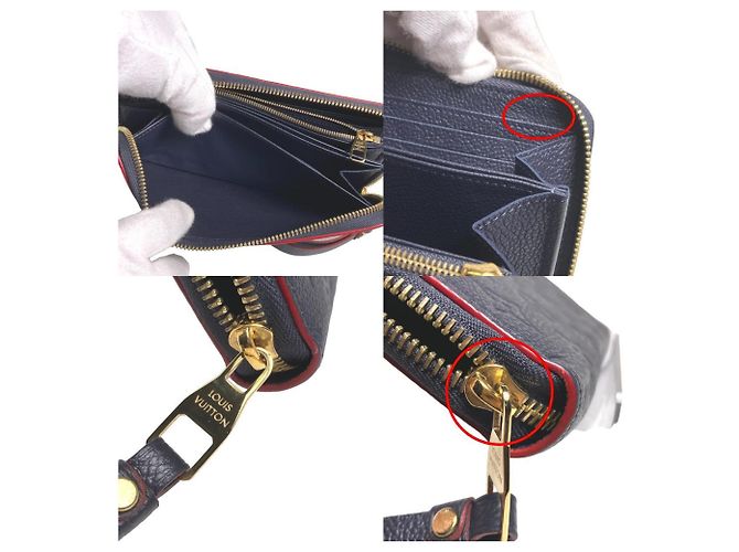 Zippy Wallet Empreinte Marine Rouge Louis Vuitton Rot - Ansicht 20