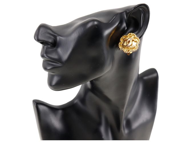 Orecchini a clip placcati in oro Chanel D'oro - vista 2