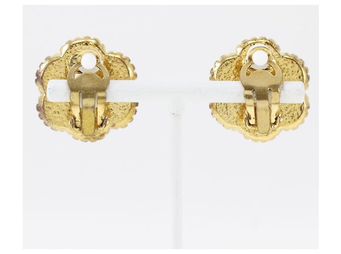 Orecchini a clip placcati in oro Chanel D'oro - vista 3