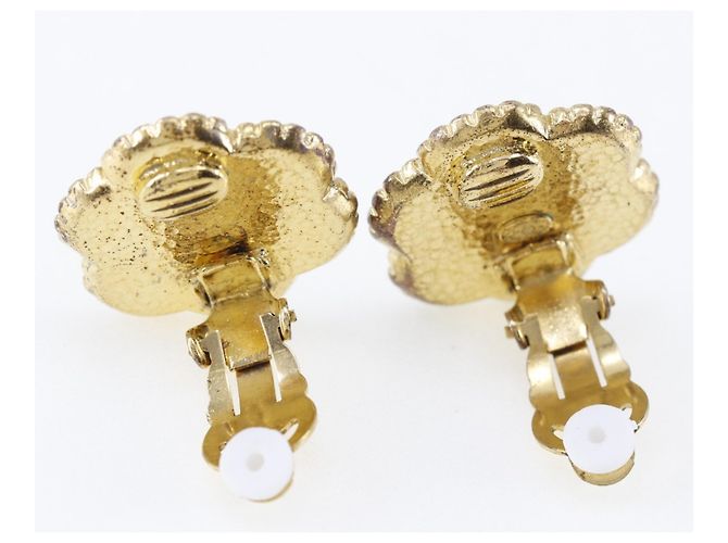 Orecchini a clip placcati in oro Chanel D'oro - vista 4