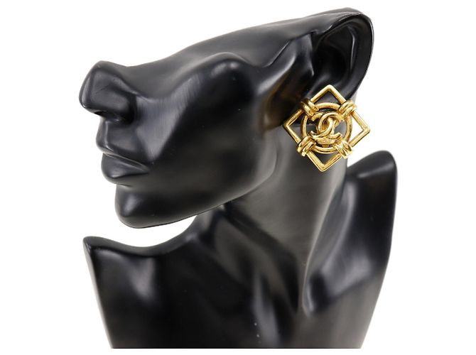 Orecchini a clip placcati in oro Chanel D'oro - vista 2