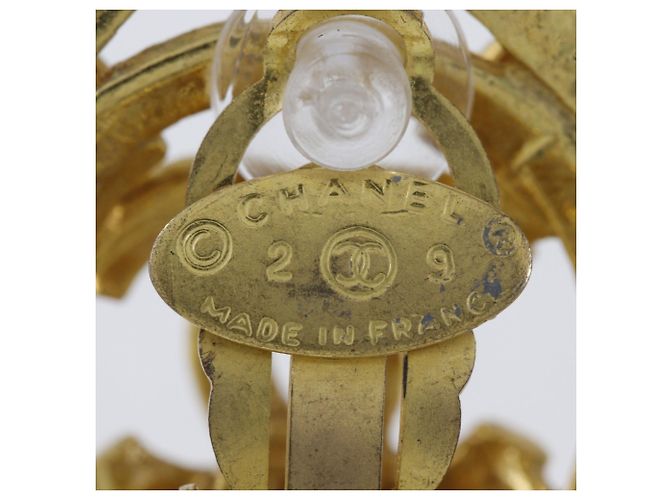 Orecchini a clip placcati in oro Chanel D'oro - vista 7